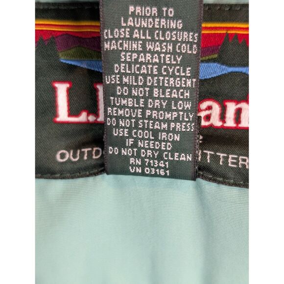 L.L. Bean Outdoor Outfitter Coat w/ Hide Away Hood Women's Size Large Regular - Picture 13 of 13